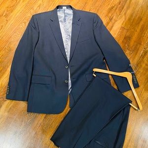 JM Hagger Classic fit blue 2 piece 42R suit